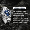 Men's Stainless Steel Automatic Business Luminous Diving Watch