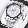Men's Stainless Steel Automatic Movement Hollow Calendar Sports Watch With Rose Gold Clasp Round Dial Business Style Waterproof Luminous