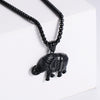 Men's Stainless Steel Constellation Pendant Punk Hip Hop Necklace With Electroplating