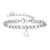 Men's Stainless Steel English Letter Bracelet With Polish Finish