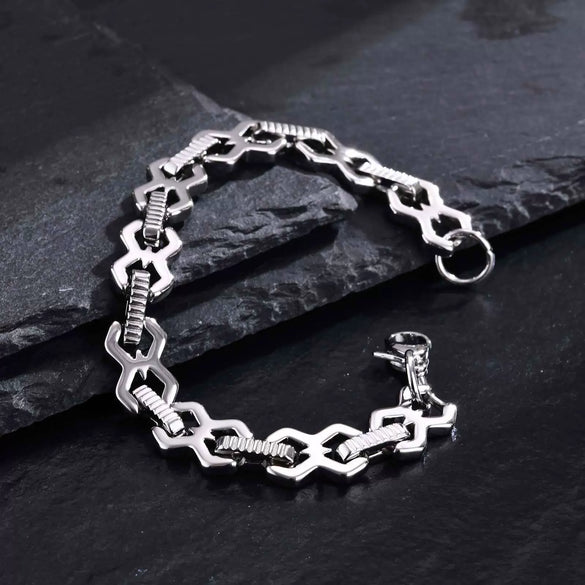 Men's Stainless Steel Fashion Hiphop Bracelet