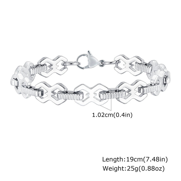 Men's Stainless Steel Fashion Hiphop Bracelet