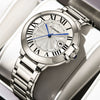 Men's Stainless Steel Fully Automatic Imitation Mechanical Round Dial Waterproof Business Watch