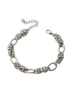 Men's Stainless Steel Geometric Hiphop Handmade Polished Chain Bracelet