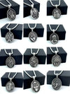 Men's Stainless Steel Heartshaped Pendant Necklace With Geometric Style And Polishing Process