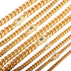 Men's Stainless Steel Jewelry Necklace With Cuban Chain Geometric Pattern Grinding And Electroplating Treatment