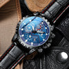 Men's Stainless Steel Mechanical Waterproof Round Dial Watch