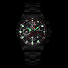 Men's Stainless Steel Mechanical Waterproof Round Dial Watch