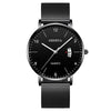 Men's Stainless Steel Metal Luminous Quartz Fashion Round Watch