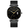 Men's Stainless Steel Metal Luminous Quartz Fashion Round Watch