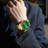 Men's Stainless Steel Round Dial Fully Automatic Movement Luminous Waterproof Watch