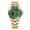 Men's Stainless Steel Round Dial Fully Automatic Movement Luminous Waterproof Watch