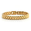 Men's Stainless Steel Wave Bracelet Fashion Electroplated Exquisite Personality Chain Bracelet