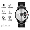 Men's Steel Automatic Movement Mechanical Watch With Mineral Strengthened Glass Mirror Ultrathin Waterproof Round Dial Fashion Style