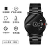Men's Steel Automatic Movement Mechanical Watch With Mineral Strengthened Glass Mirror Ultrathin Waterproof Round Dial Fashion Style