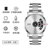 Men's Steel Automatic Movement Mechanical Watch With Mineral Strengthened Glass Mirror Ultrathin Waterproof Round Dial Fashion Style