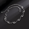 Men's Titanium Steel And Alloy Clavicle Chain Jewelry With Geometric Style