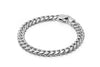 Men's Titanium Steel Cuban Chain Bracelet Necklace Single Sided Polished Sand Finish Geometric Minimalist Electroplated Jewelry