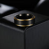 Men's Titanium Steel Electroplated Geometric Ring