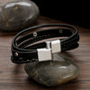 Men's Titanium Steel Geometric Handwoven Bracelets