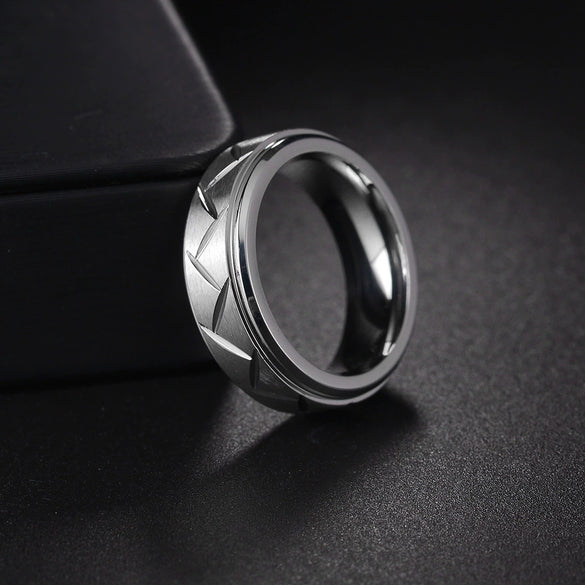 Men's Titanium Steel Geometric Pattern Electroplated Jewelry Bracelet
