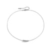 Men's Titanium Steel Necklace With Geometric Pattern And Polishing Treatment