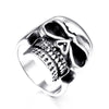 Men's Titanium Steel Skull Ring Handmade Geometric Fashion Statement Ring For Men And Unisex Wear