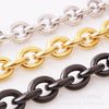 Men's Titanium Steel Twisted Chain Geometric Style Necklace