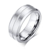 Men's Tungsten Steel Open Bottle Ring Geometric Style Electroplated