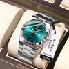 Men's Ultrathin Waterproof Luminous Quartz Watch Stainless Steel Strap Alloy Case Mineral Strengthened Glass Mirror Round Dial Leisure Style