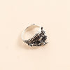 Men's Unisex Cartoon Character Ring In Zinc Alloy With Electroplated Finish Hip Hop Fashion Jewelry