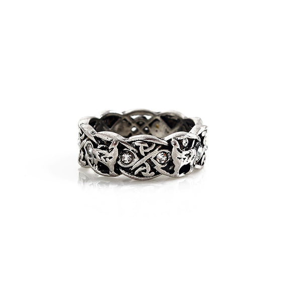 Men's Unisex Cartoon Character Ring In Zinc Alloy With Electroplated Finish Hip Hop Fashion Jewelry