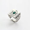 Men's Unisex Cartoon Character Ring In Zinc Alloy With Electroplated Finish Hip Hop Fashion Jewelry