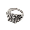 Men's Unisex Cartoon Character Ring In Zinc Alloy With Electroplated Finish Hip Hop Fashion Jewelry