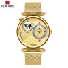 Men's Watch Alloy Case Stainless Steel Strap Round Dial Waterproof