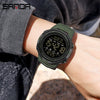 Men's Watch Resin Case Rubber Strap Round Dial Fashion Trendy Luminous Waterproof