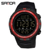 Men's Watch Resin Case Rubber Strap Round Dial Fashion Trendy Luminous Waterproof