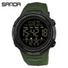 Men's Watch Resin Case Rubber Strap Round Dial Fashion Trendy Luminous Waterproof