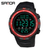 Men's Watch Resin Case Rubber Strap Round Dial Fashion Trendy Luminous Waterproof