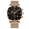 Men's Watch Stainless Steel Metal Milan Belt Mesh Belt Roman Pattern Round Dial Leisure Style
