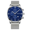 Men's Watch Stainless Steel Metal Milan Belt Mesh Belt Roman Pattern Round Dial Leisure Style