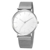 Men's Watches Ultrathin Simple Band Alloy Stainless Steel Belt Round Dial Leisure Style