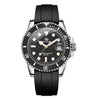 Men's Waterproof Luminous Multifunctional Quartz Watch With Silicone Strap And Alloy Case Round Dial