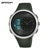 Men's Waterproof Multifunctional Luminous Outdoor Sports Watch With Resin Case And Mineral Strengthened Glass Mirror Round Dial