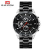 Men's Waterproof Outdoor Sports Casual Watch With Microfiber Strap And Round Dial