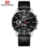 Men's Waterproof Outdoor Sports Casual Watch With Microfiber Strap And Round Dial
