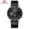Men's Waterproof Outdoor Sports Casual Watch With Microfiber Strap And Round Dial