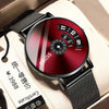 Men's Waterproof Watches Automatic Movement Leisure Style Round Dial Steel Case Mineral Strengthened Glass Mirror