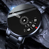 Men's Waterproof Watches Automatic Movement Leisure Style Round Dial Steel Case Mineral Strengthened Glass Mirror