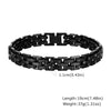 Men's Widefaced Stainless Steel Strap Gold Fashion Bracelet